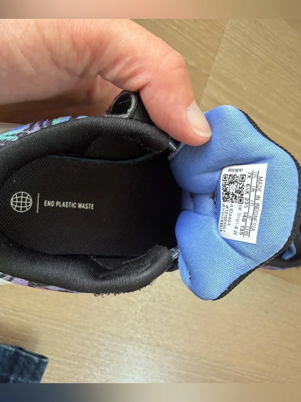 Adidas Tensaur Run 2.0 Toddler Shoes, 7K